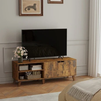 TV spintelė, 140x40x50 cm, ruda
