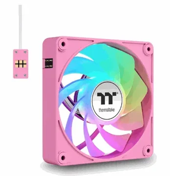 140mm Thermaltake CT140 EX Reverse ARGB Sync PC Cooling Fan Rožinė 3 Pack
