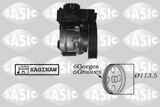 Hidraulinis siurblys, vairo sistema SASIC 7070004