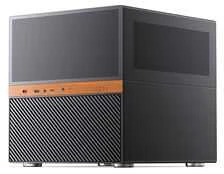 Jonsbo N6 NAS Case, Cube Case, mATX, Steel/Mesh - Juodas