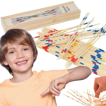 WOOPIE Mediniai Mikado Bickers dėžutėje 41 el.