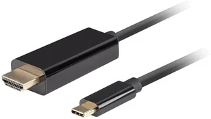 Kabelis Lanberg USB-C - HDMI USB-C, HDMI, 1.8 m, juoda