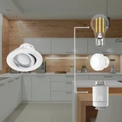 "Hama" WLAN LED įleidžiamas prožektorius, programėlės valdymas CCT nikelio