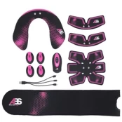 Masažuoklis HMS ABS Master Pro, 0.3 kg, juoda/rožinė kaina