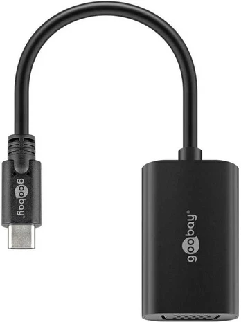 „Goobay 51776“, USB C tipo, 1920 x 1080 pikselių