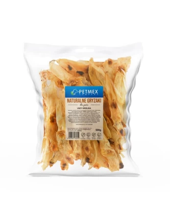 PETMEX Triušio ausys 500g natūralus kramtukas šunims
