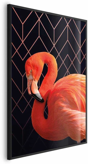 Artgeist Plakatas - Flamingo Solo