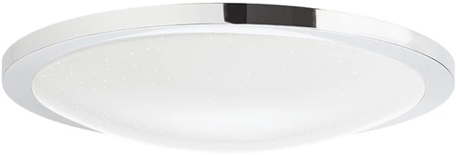 17,5W LED plafonas FIZZ, baltas/chromo sp., 4000K, IP44