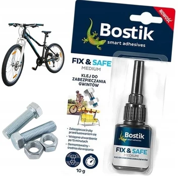 Sriegių fiksavimo klijai Bostik Fix&safe Medium 10g