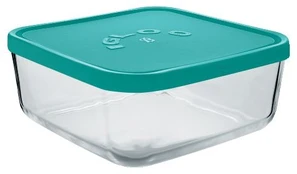 Kvadratinis hermetinis indelis IGLOO 15 cm., 960 ml., stiklinis