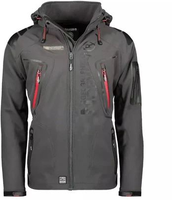 Geographical Norway Techno DB MEN 056 WU1060H/GN-DARK GRAY softshell striukė