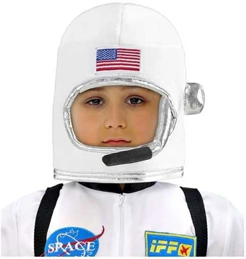 Widmann Astronaut hjelm i stof, barn