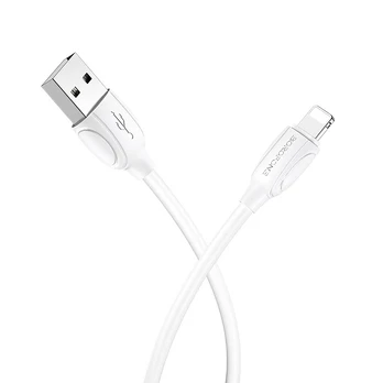 Oem Borofone Cable BX19 Benefit - USB to Lightning - 2,4A 1 metre baltas