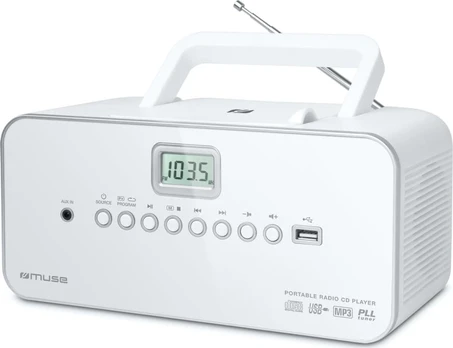 Radijo imtuvas Muse M-28RDW White, CD, MP3, USB