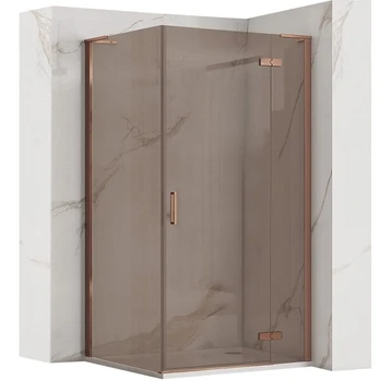 Dušo kabina Rea Hugo 90x80 Brush Copper
