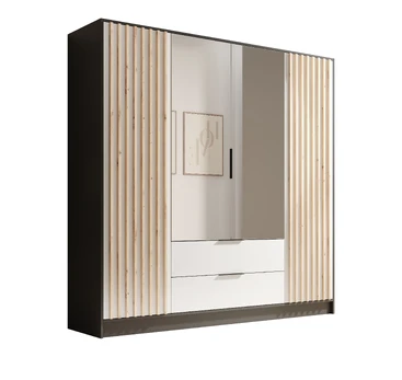 Tilting wardrobe Neri 200 with mirrors
