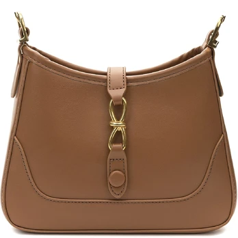 Rankinė per petį moterims, Ruda, Shoulder bag