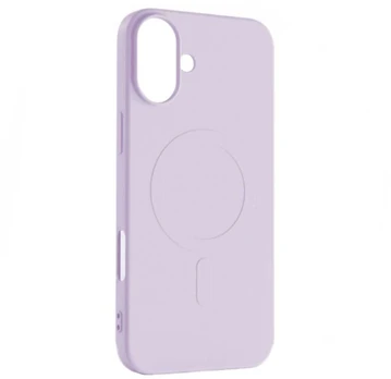 Hurtel skystas silikoninis dėklas MagSafe skirtas iPhone 16 - levanda