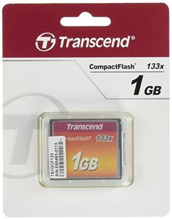 Atminties kortelė Transcend Compact Flash 1GB 133x