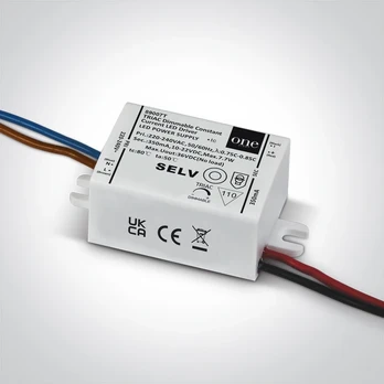 3,5-7W LED maitinimo šaltinis, 350mA, dimeriuojamas, IP20, 89007T