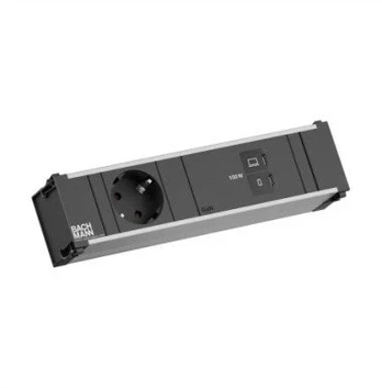 Maitinimo juosta Bachmann CONI 1xCEE7/3, 1xUSB C/C 100 W, ilgis 0,2 m