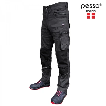 Darbo kelnės PESSO KDSTRETCHP stretch, pilkos