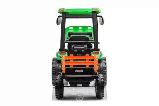 MEGA D68 Tractor Vehicle With Trailer Green