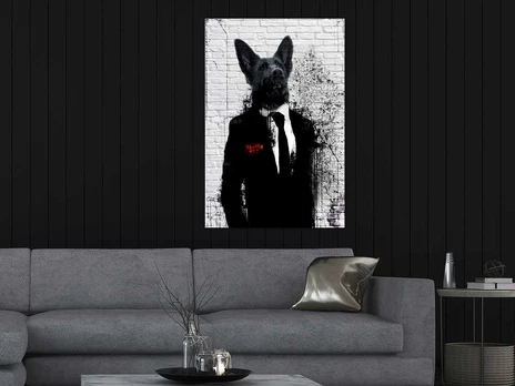Artgeist Paveikslas - Businessman Dog (1 Part) Vertical