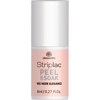 Alessandro Striplac Peel Or Soak Nagų lakas 8ml 105 Nude Elegance