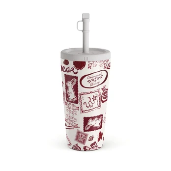 Bookmark - Travel Mug, 500 ml / Straw