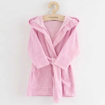 Baby terry bathrobe New Baby pink, 80/86