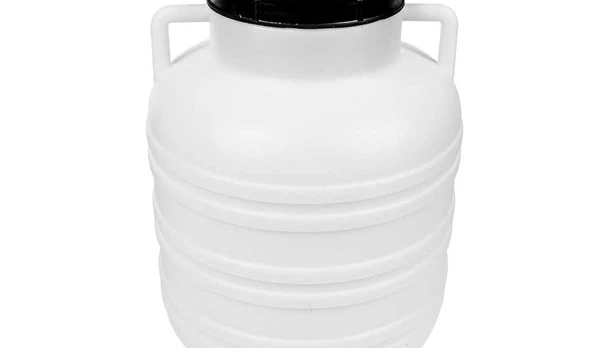 Bidonas plastmasinis 10 l, su rankenėlėmis