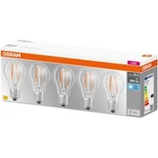 OSRAM LED lemputė E27 Base CL A 7W 4000K skaidri 5 vnt
