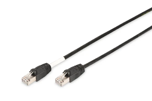 DIGITUS Patchkabel Cat6 S/FTP 2xRJ45 10.0m juodas Outdoor