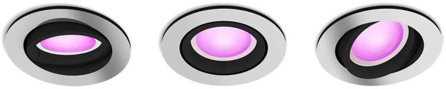 Philips Hue Baltas&Col. Amb.Centura Einbausp 3flg alum 3x4.2W