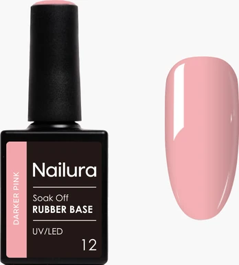 Nailura - Rubber Base 12 - Darker Pink - 10 ml