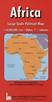 "Daily Telegraph" Africa Political Wall Map