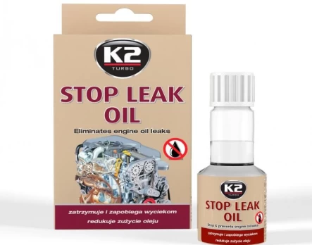 Priemonė variklio alyvai K2 Stop Leak, 50 ml