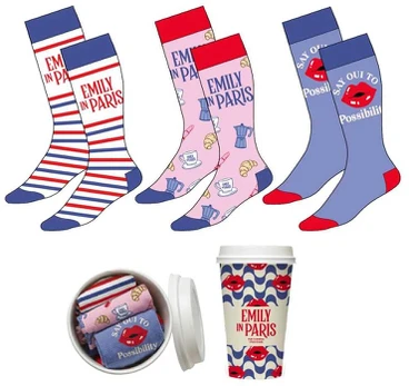 CERDÁ Emily in Paris assorted adult 3 socks set