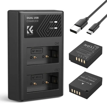 K&F Concept NP-W126 1300mAh Dual Battery Kit