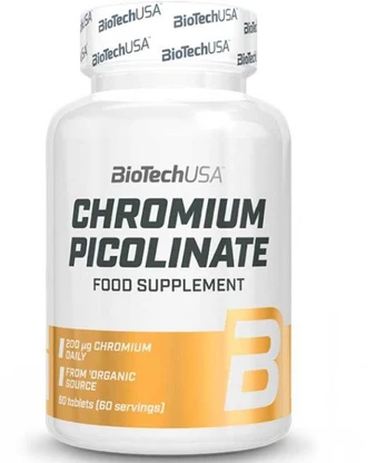 BioTech Chromium Picolinate (chromo pikolinatas) 60 tabl.