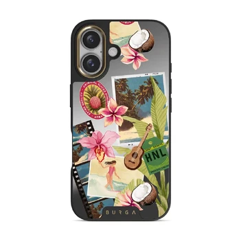 Honolulu - iPhone 16 Case, Elite Mirror Dark (MagSafe) / Gold