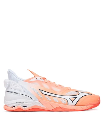 Mizuno Batai uždaroms aikštelėms Wave Mirage 5 X1GA2350 Oranžinė