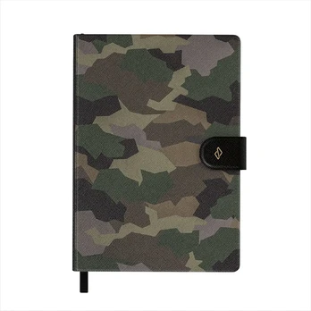 Tropical Green Camo - Notebook, A5 (14.8 x 21cm) / Grid