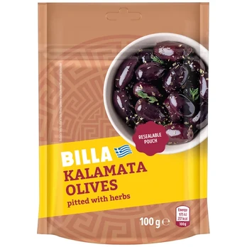 Kalamata alyvuogės BILLA, 100 g