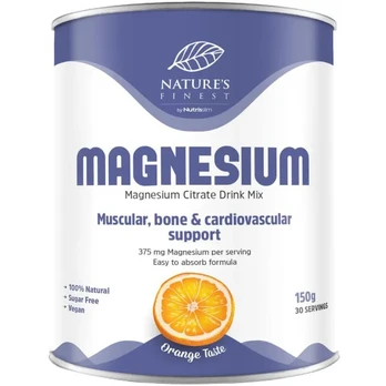 Nature's Finest magnio citratas 150 g. - Orange skonis