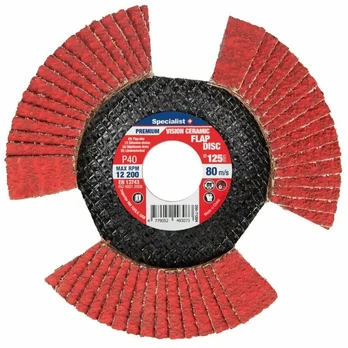 Lapelinis šlifavimo diskas 125 mm, P40, Vision Ceramic PREMIUM, SPECIALIST+