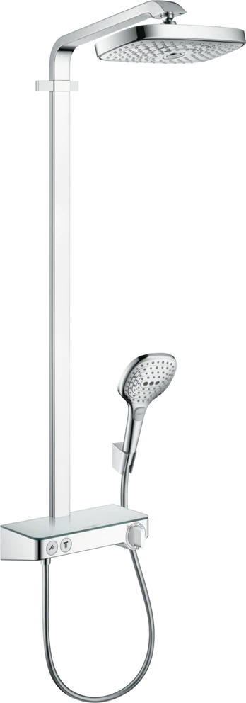 Dušo sistema Hansgrohe Raindance Select E300 2jet Chromas 27126000