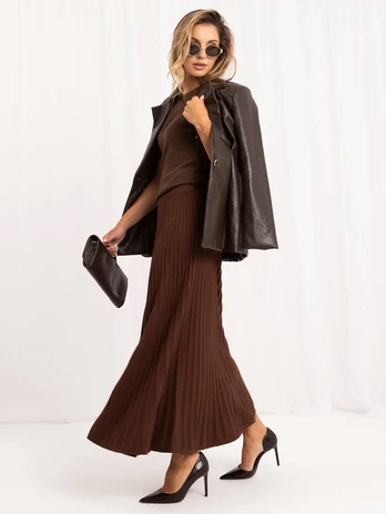 Italy Moda Spódnica-IR-SD-G9614.16-ruda