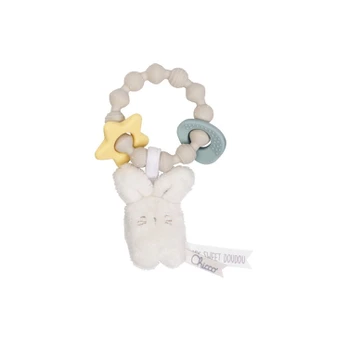 Chicco 184354 CUDDLY BUNNISH TEETHING TOY
